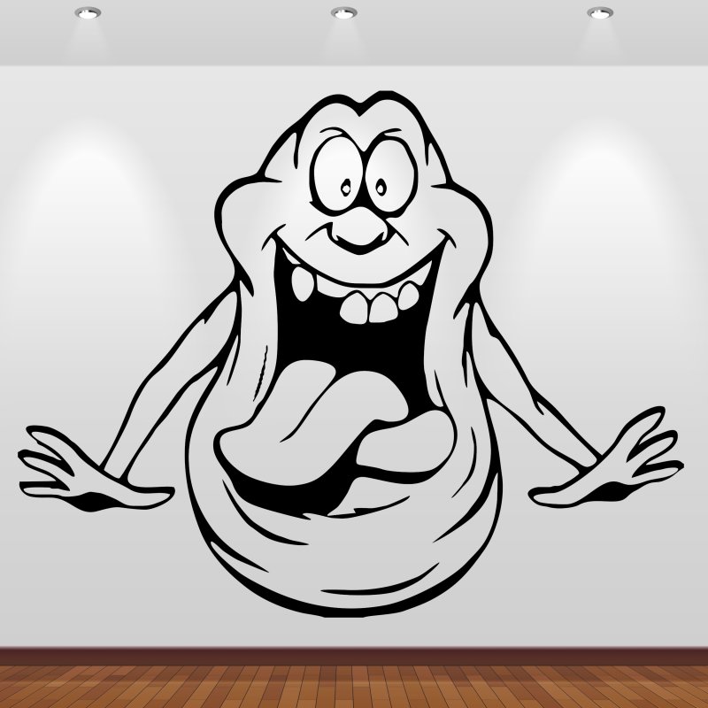 Wandaufkleber 46215 Slimer Cartoon